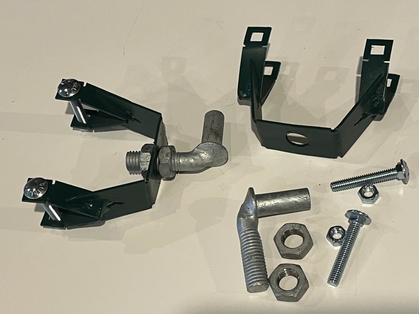 Heavy-Duty Gate Hinge Pair | Adjustable Steel Fence Hinges