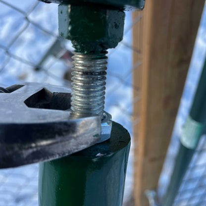 Fully Adjustable Gate Post Side Brace – T-Post or Wood Post Support