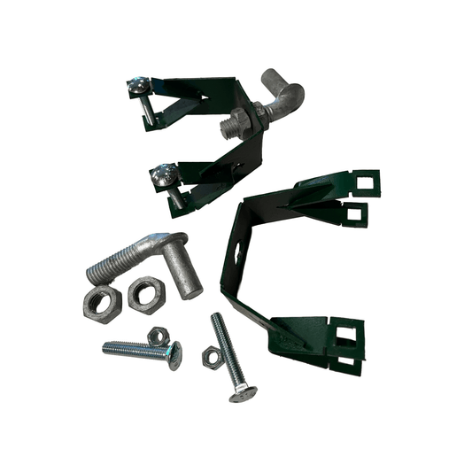 Heavy-Duty Gate Hinge Pair | Adjustable Steel Fence Hinges