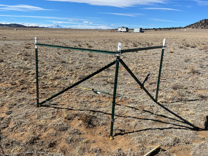Level Ground T-Post Fence Complete Corner Bracing | Fence Easier
