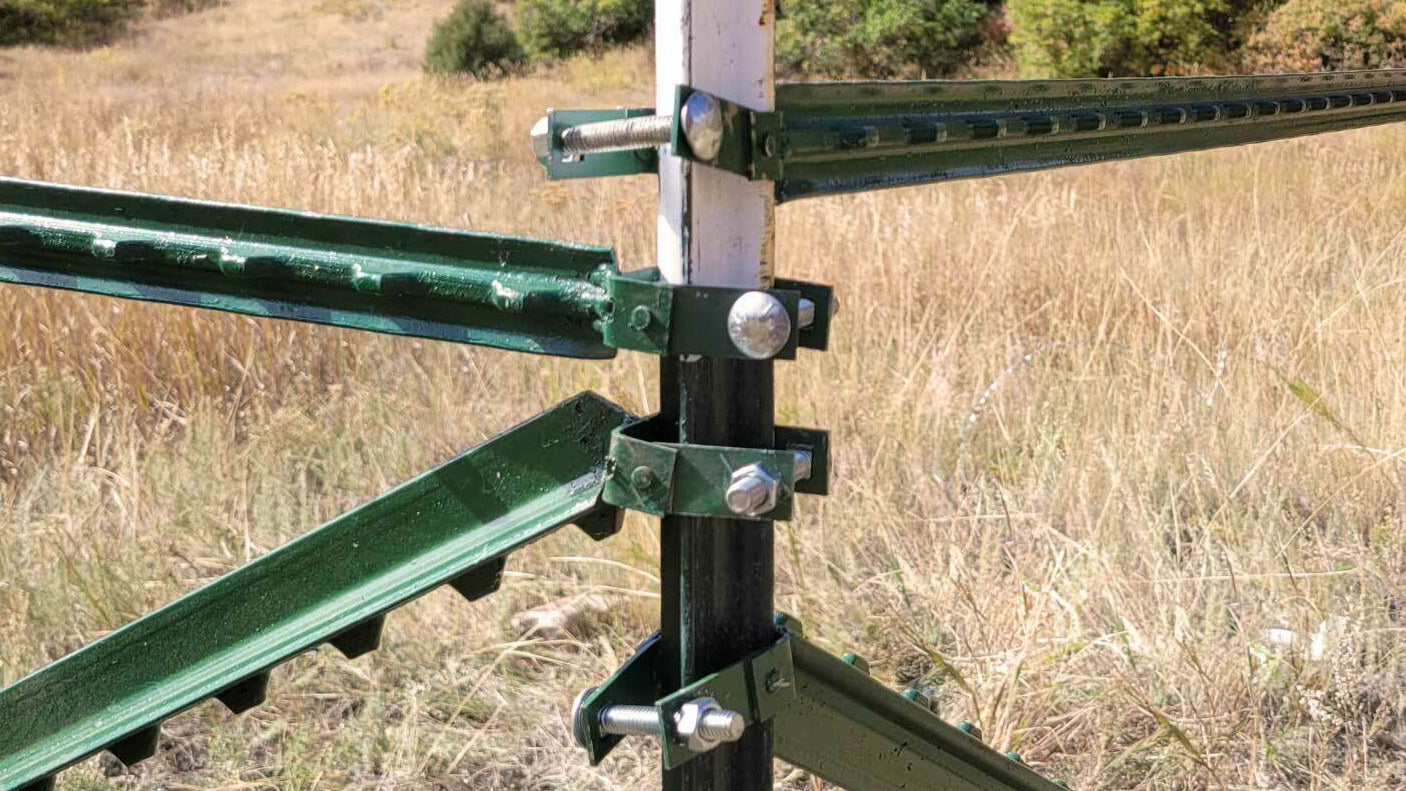 Level Ground T-Post Fence Complete Corner Bracing | Fence Easier