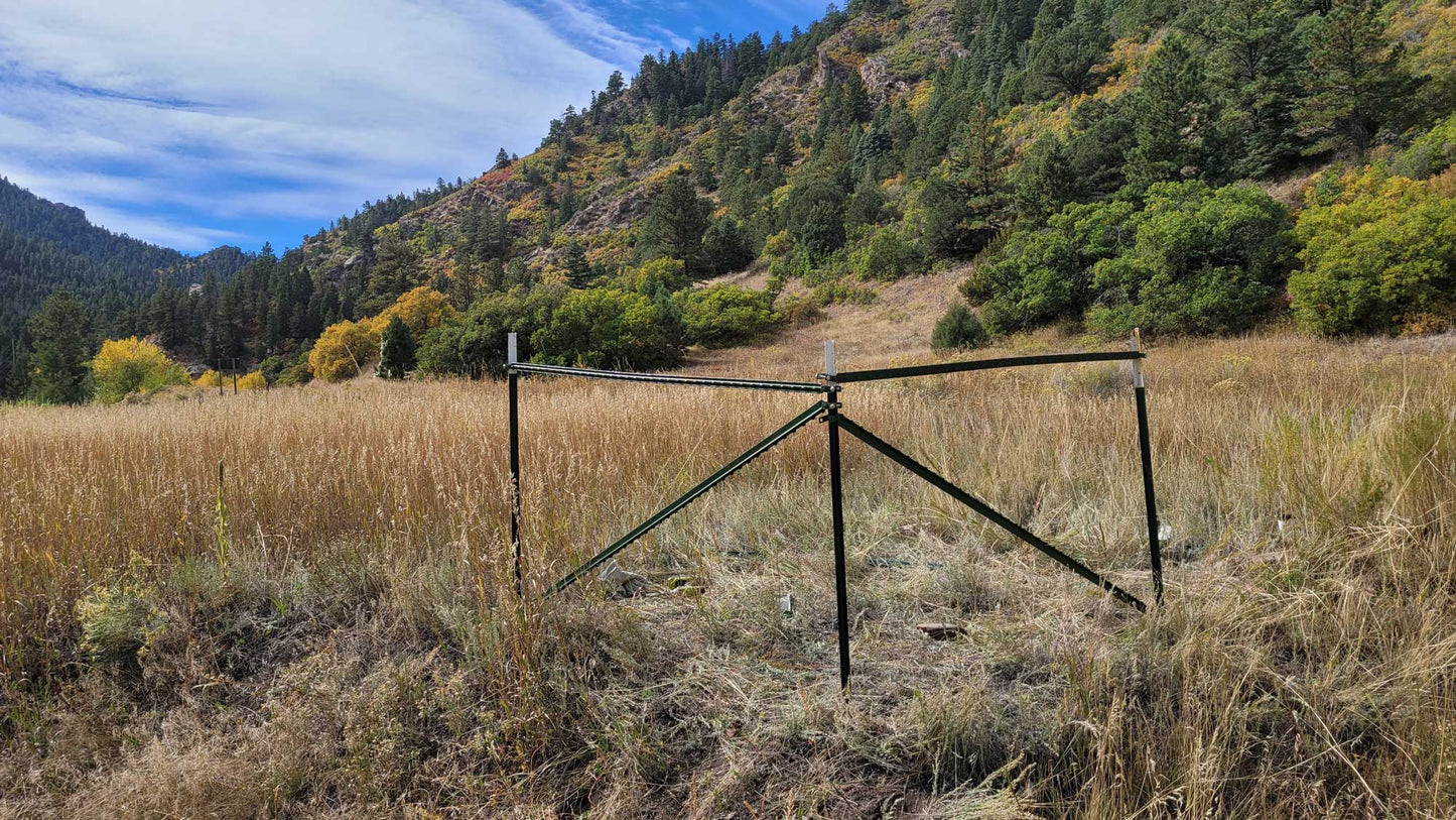 Level Ground T-Post Fence Complete Corner Bracing